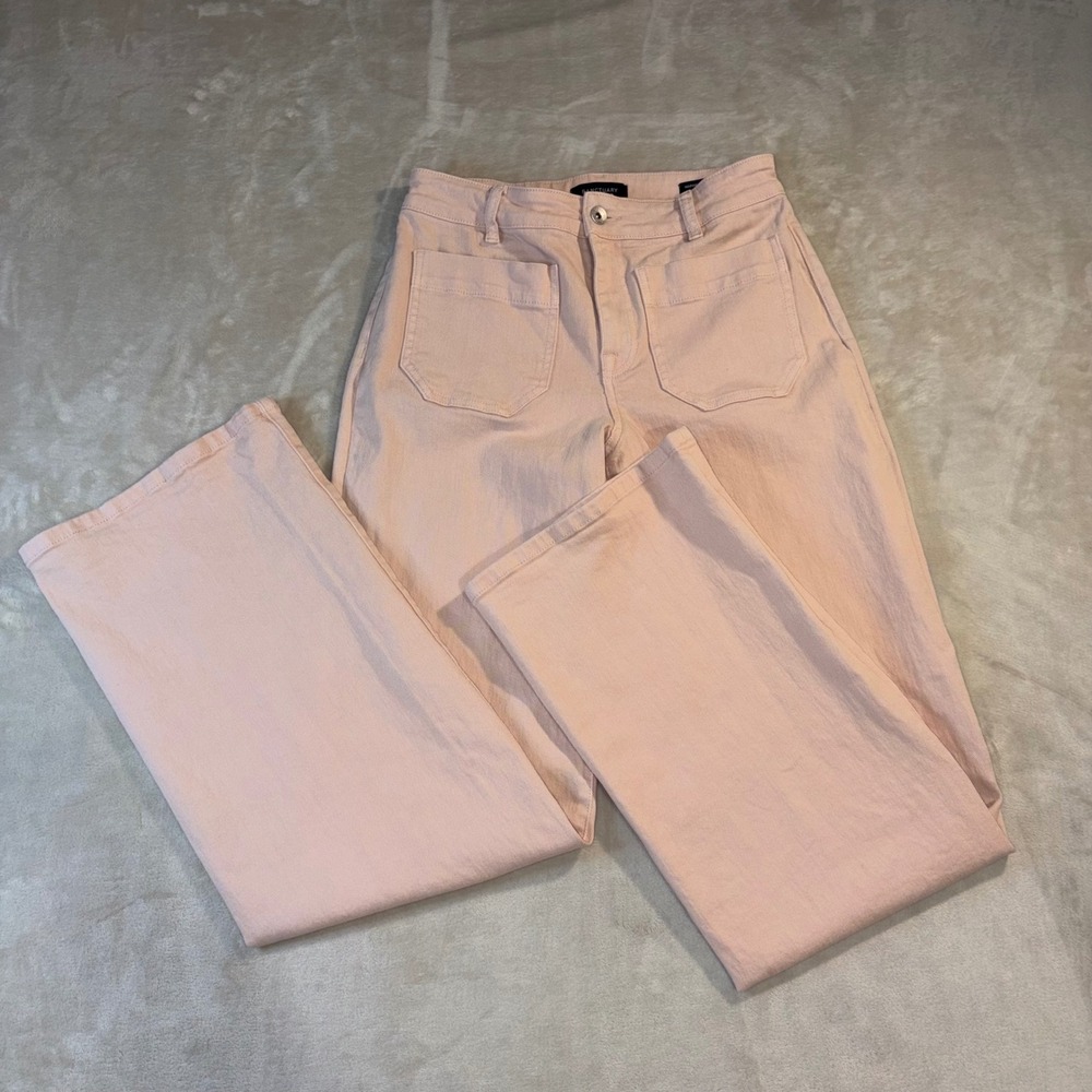 Sanctuary Marine Full Length Standard Rise Wide Leg Pink Pants 27 CP1077DA5